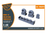Clear Prop kit d'amélioration CPA48135 Échappement Fairey Delta 2 Dora Wings 1/48