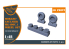Clear Prop kit d'amélioration CPA48059 Roues Morane-Saulnier MS.406C.1 kit Dora Wings 1/48