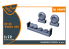 Clear Prop kit d'amelioration avion CPA72240 Jeu de roues Ki-46 1/72