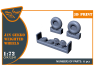 Clear Prop kit d'amelioration avion CPA72241 J1N Gekko Jeu de roues lestées 1/72