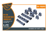 Clear Prop kit d'amelioration avion CPA72243 B-29 Jeu de roues lestées kit Academy 1/72