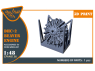 Clear Prop kit d'amélioration CPA48136 Moteur pour DHC-2 Beaver Kit Dora Wings 1/48