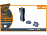 Clear Prop kit d'amélioration CPA48133 Postcombustion et tuyère du Fairey Delta 2 Kit Dora Wings 1/48