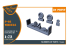 Clear Prop kit d'amelioration avion CPA72246 Jeu de roues Vanguard P-66/Mk.1/J10 kit Dora Wing 1/72