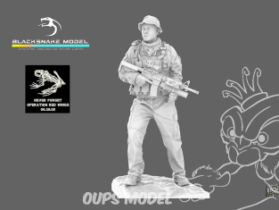Blacksnake Model figurine DANNY-16 Opérateur Navy Seals Danny Dietz 1/16