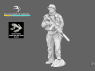 Blacksnake Model figurine AXE-16 Opérateur Navy Seals Matthew "Axe" Axelson 1/16