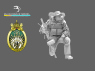 Blacksnake Model figurine RDP-06-16 13e Regiment Dragon Parachutiste Tireur Minimi 6 1/16