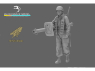 Blacksnake Model figurine FSJ-09-16 Fallschirmjäger Soldat chasseur de char Figurine 9 1/16