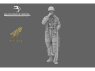 Blacksnake Model figurine FSJ-10-16 Fallschirmjäger Tireur d'élite Scharfschütze Figurine 10 1/16