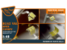 Clear Prop masques peinture CPA48116 Masque de peinture double face pour verrière ouverte D3A2 VAL Wingsy Kits 1/48