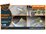 Clear Prop masques peinture CPA48130 Masque de peinture double face Fairey Delta 2 Kit Dora Wings 1/48
