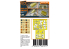 Clear Prop masques peinture CPA48151 Masque de peinture double face pour JAS 39 Gripen Kit Italeri 1/48