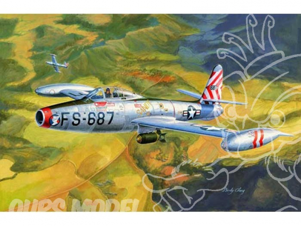 Hobby Boss maquettes avion 83207 F-84E Thunderjet 1/32