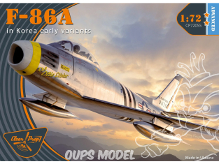 Clear Prop maquette avion CP72055 North American F-86A en Corée : premières versions 1/72