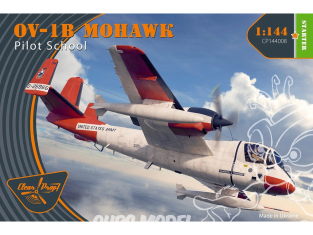 Clear Prop maquette avion CP144008 OV-1B Mohawk Avion ecole 1/144