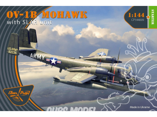 Clear Prop maquette avion CP144009 OV-1B Mohawk Avec unité SLAR 1/144