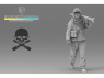Blacksnake Model figurine Totenkopf-05-16 Totenkopf figurine 5 Fantassin en tenue d'hiver MG42 (front de l'est 1943-44) 1/16