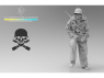 Blacksnake Model figurine Totenkopf-08-16 Totenkopf figurine 8 Fantassin en tenue d'hiver (front de l'est 1943-44) 1/16
