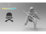 Blacksnake Model figurine Totenkopf-13-16 Totenkopf figurine 13 Rider en tenue d'hiver (front de l'est 1943-44) 1/16