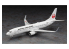 HASEGAWA maquette avion 10745 Boeing 737-800 de Japan Airlines 1/200