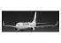 HASEGAWA maquette avion 10745 Boeing 737-800 de Japan Airlines 1/200