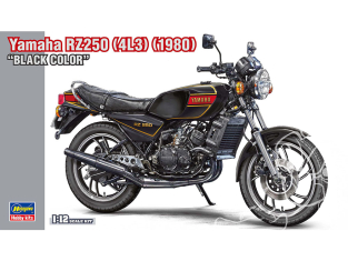 Hasegawa maquette moto 21781 Yamaha RZ250 (4L3) 1980 Noire 1/12
