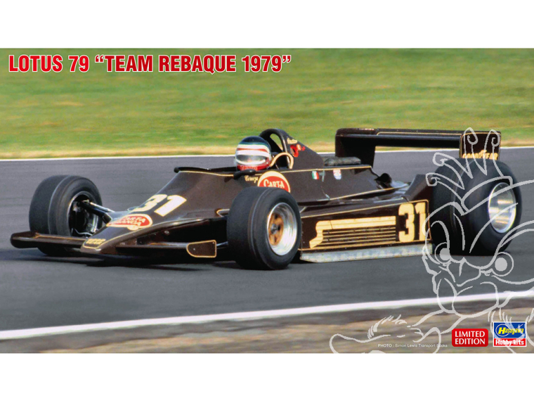 HASEGAWA maquette voiture 20813 Lotus 79 « Equipe Rebaque 1979 » 1/20