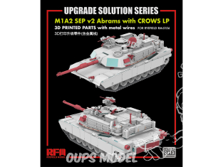 Rye Field Model maquette militaire 2113 Set amélioration M1A2 SEP v2 Abrams avec CROWS LP 1/35