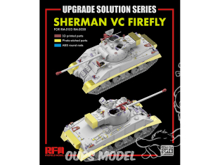 Rye Field Model maquette militaire 2116 Set amélioration Sherman VC Firefly 1/35