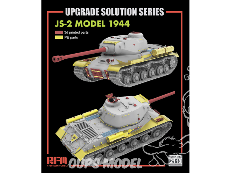 Rye Field Model maquette militaire 2118 Set amélioration JS-2 Model 1944 1/35