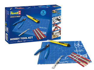 revell 39639 Kit d'outils de loisirs de base 9 Pieces