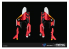 MENG MECHA-002LH Evangelion Production Model-02 Ver.1.5 Édition pré-colorée Radiant Red