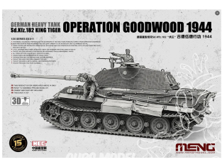 Meng maquette militaire ES-011 King Tiger Operation Goodwood 1/35