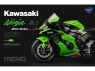 MENG MT-007T Kit Kawasaki Ninja ZX-10R KRT Edition pièces pré-peintes 1/9