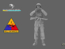Blacksnake Model figurine 2ND-02-72 Infanterie USA WWII 2 1/72