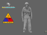 Blacksnake Model figurine 2ND-06-72 Infanterie USA WWII 6 1/72