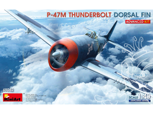 Mini Art maquette avion 48042 P-47M THUNDERBOLT DORSAL FIN. ADVANCED KIT 1/48