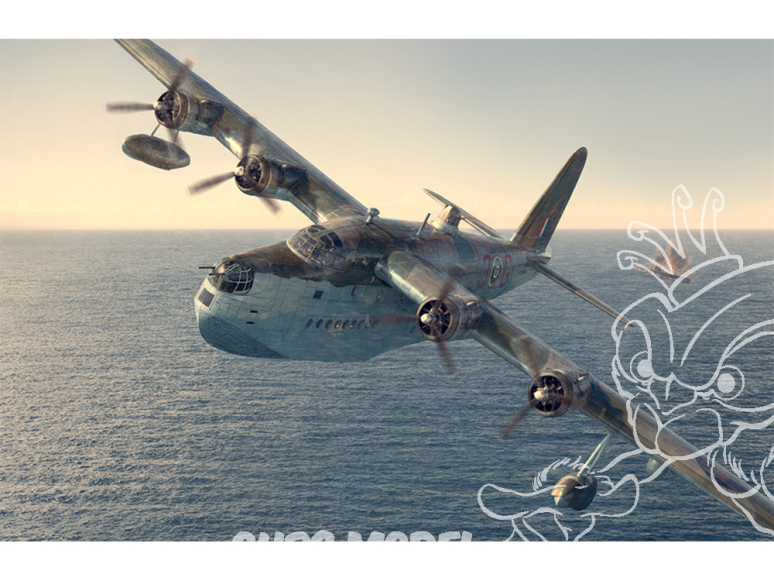 Roden maquette avion 353 Short Sunderland Mk. III/V 1/144