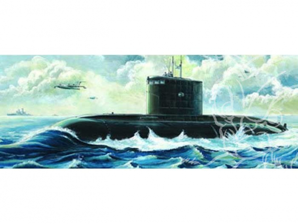 TRUMPETER maquette sous marin 05903 SOUS-MARIN D&39ATTAQUE RUSSE CLASSE KILO 1/144