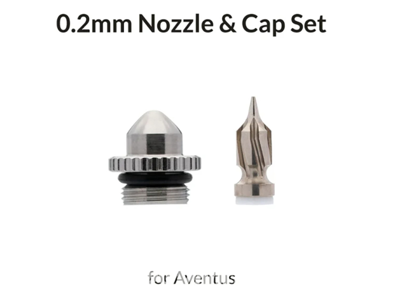 Gaahleri aérographe 23018 Set buse et chapeau de buse 0,2mm Vortex Aventus