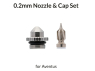 Gaahleri aérographe 23018 Set buse et chapeau de buse 0,2mm Vortex Aventus