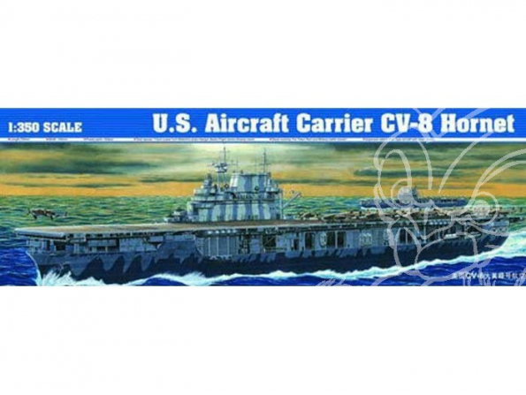 Trumpeter maquette bateau 05601 PORTE-AVIONS USS CV-8 HORNET 1/350
