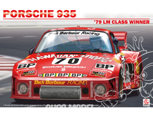 Beemax maquette voiture B24036 Porsche 935 1979 Vainqueur classe LeMans 1/24