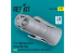 ResKit RSU32-0238 Tuyère d'éjection ouverte F100-PW-220 pour F-16 Fighting Falcon kits Academy / AFV Club 1/32