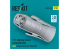 ResKit RSU32-0237 Tuyère d'éjection ouverte F100-PW-220 pour F-16 Fighting Falcon kits Tamiya 1/32
