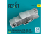 ResKit RSU32-0253 Tuyère d'éjection ouverte F100-PW-229 pour F-16 Fighting Falcon kits Academy / AFV Club 1/32