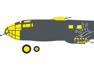 Eduard Express Mask JX357 Heinkel He 111P-1 Revell 1/32