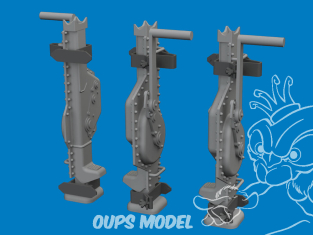 EDUARD kit d'amélioration Brassin Print 635049 Cric Jacks 10 Ton Allemand WWII 1/48