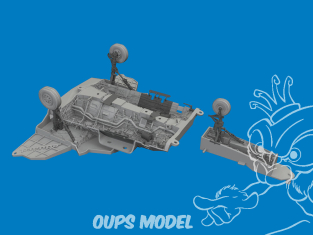 Eduard kit d'amelioration avion brassin Print 6481220 F-35A Set équipement inférieurs Tamiya 1/48