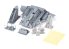 Eduard kit d'amelioration avion brassin Print 6481220 F-35A Set équipement inférieurs Tamiya 1/48